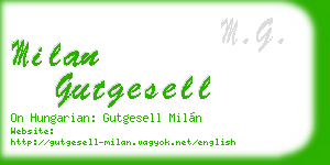 milan gutgesell business card